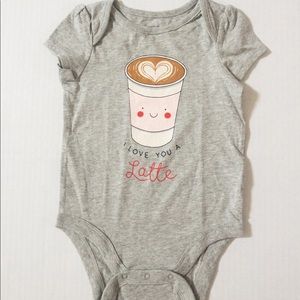 Baby Gap “I Love You a Latte” Onesie (12-18 month)